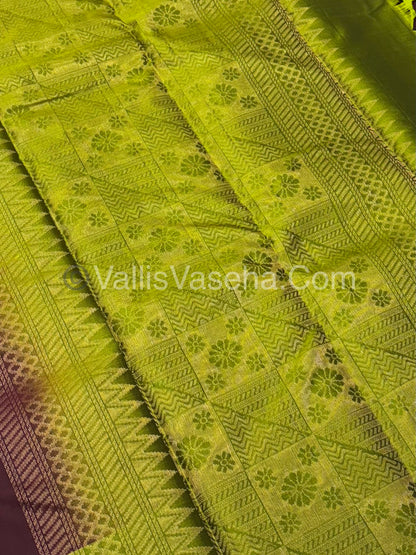 Half Mix - Pure Soft Silk Saree - VVPSS043