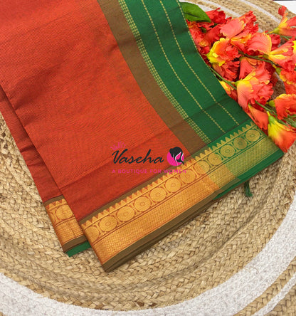 Semi Silk Cotton Saree | Vairavoosi  Design |VVSSC017