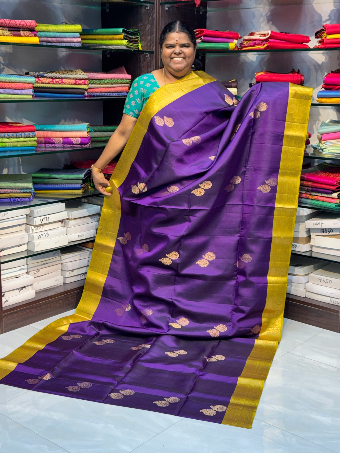 Pure Soft Silk Saree - Kanchi Border - VVPSS015