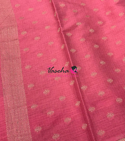 Banarasi - Heritage Silk - Blue With Peach - VVBHS015