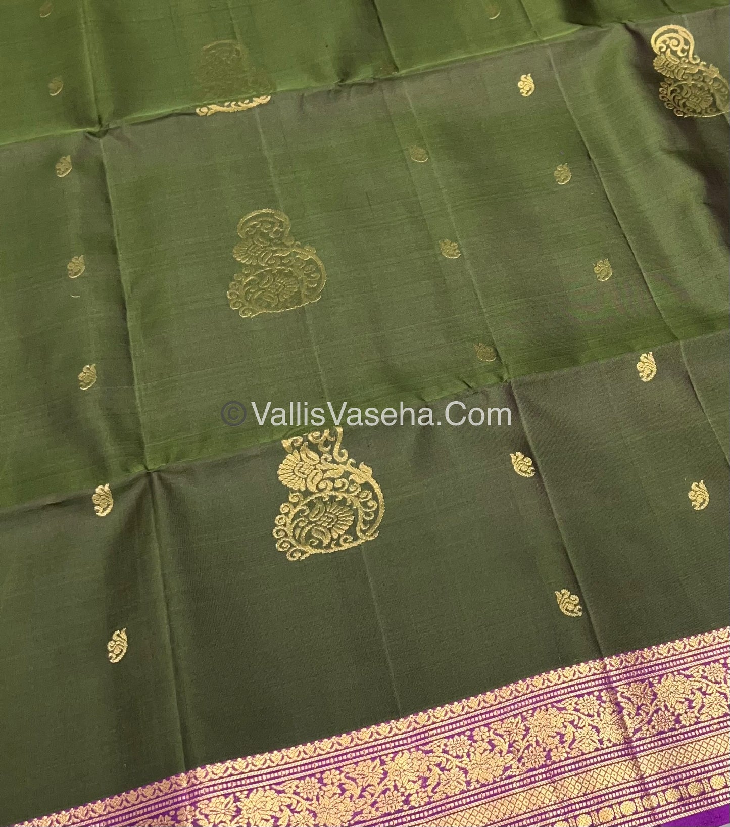 Pure Soft Silk Saree - Kanchi Border - VVPSS033
