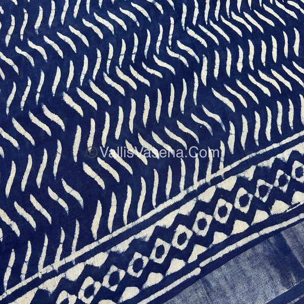 Linen Mixed Cotton Saree |VVLMP001