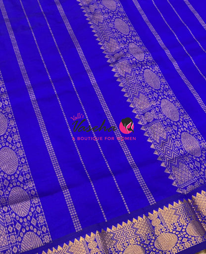 Semi Silk Cotton Saree |  Pazhum Pazhamum Checks Design |VVSSC018