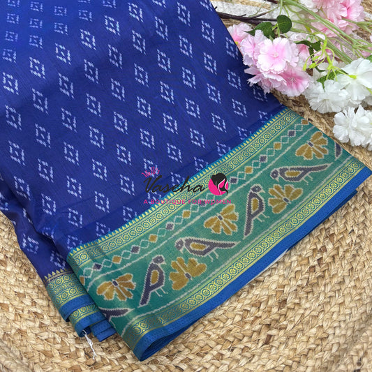 Semi Patola | Printed Silk Saree - Combo - VVSPS003