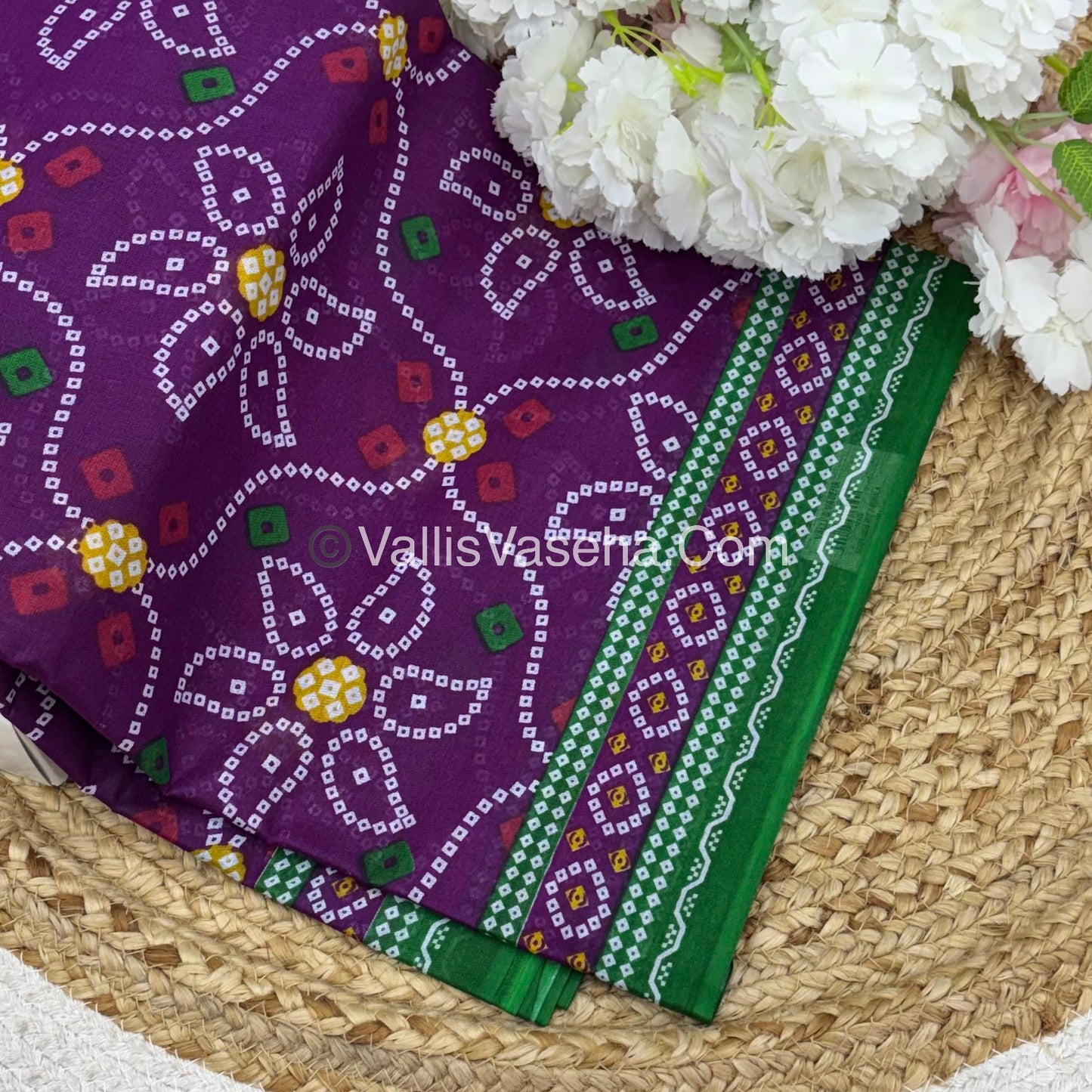 Pure Cotton Voile Saree | VVPVC001