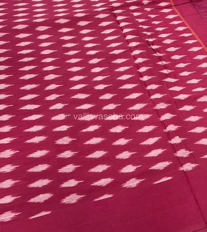 Ikkat Mercerised Cotton Saree - VVIKS001