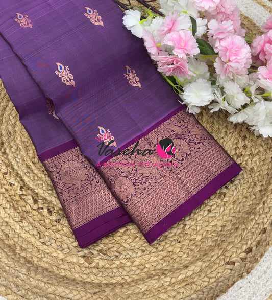 Half Mix - Pure Soft Silk Saree - VVPSS031