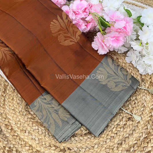Half Mix - Pure Soft Silk Saree - VVPSS041