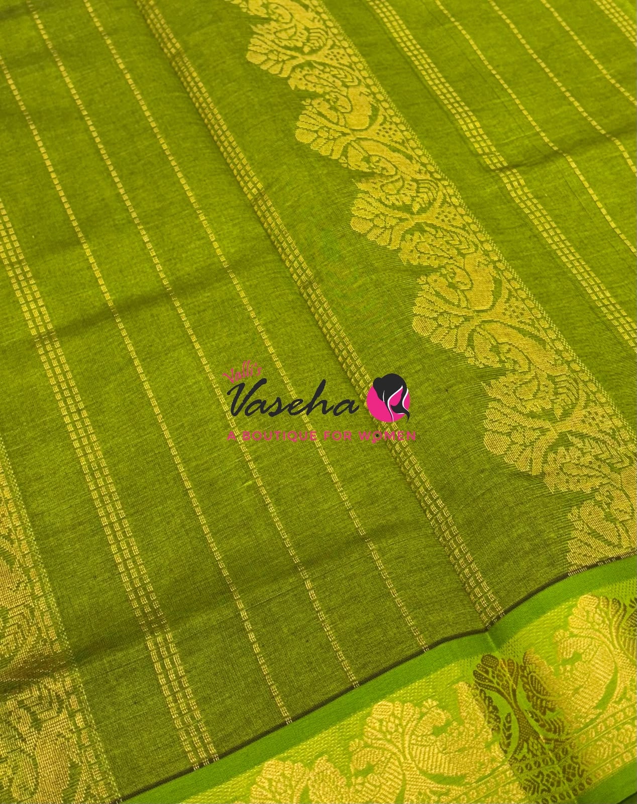 Semi Silk Cotton Saree Lakshadeepam Shade |VVSSC009