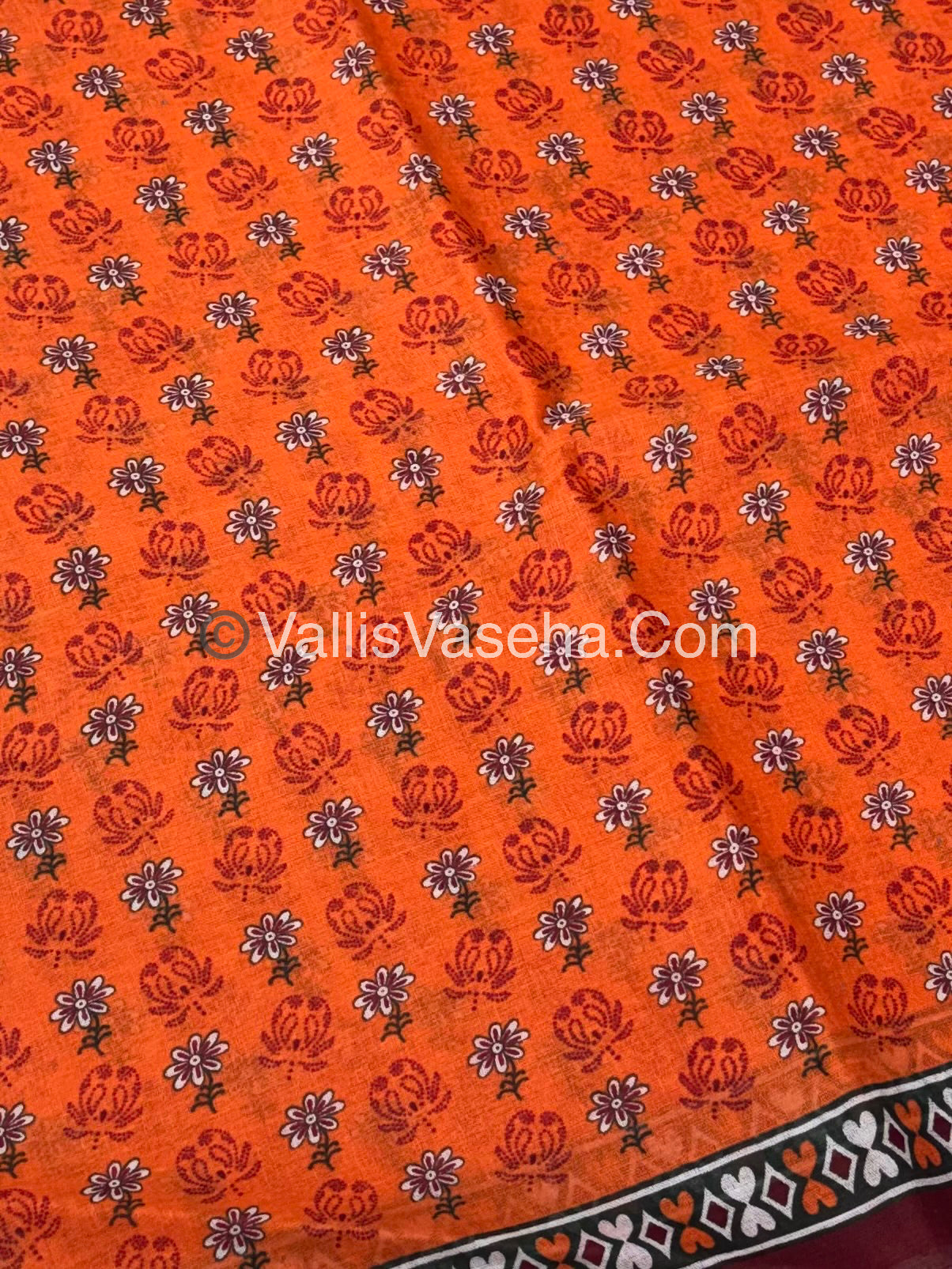 Pure Cotton Voile Saree | VVPVC001