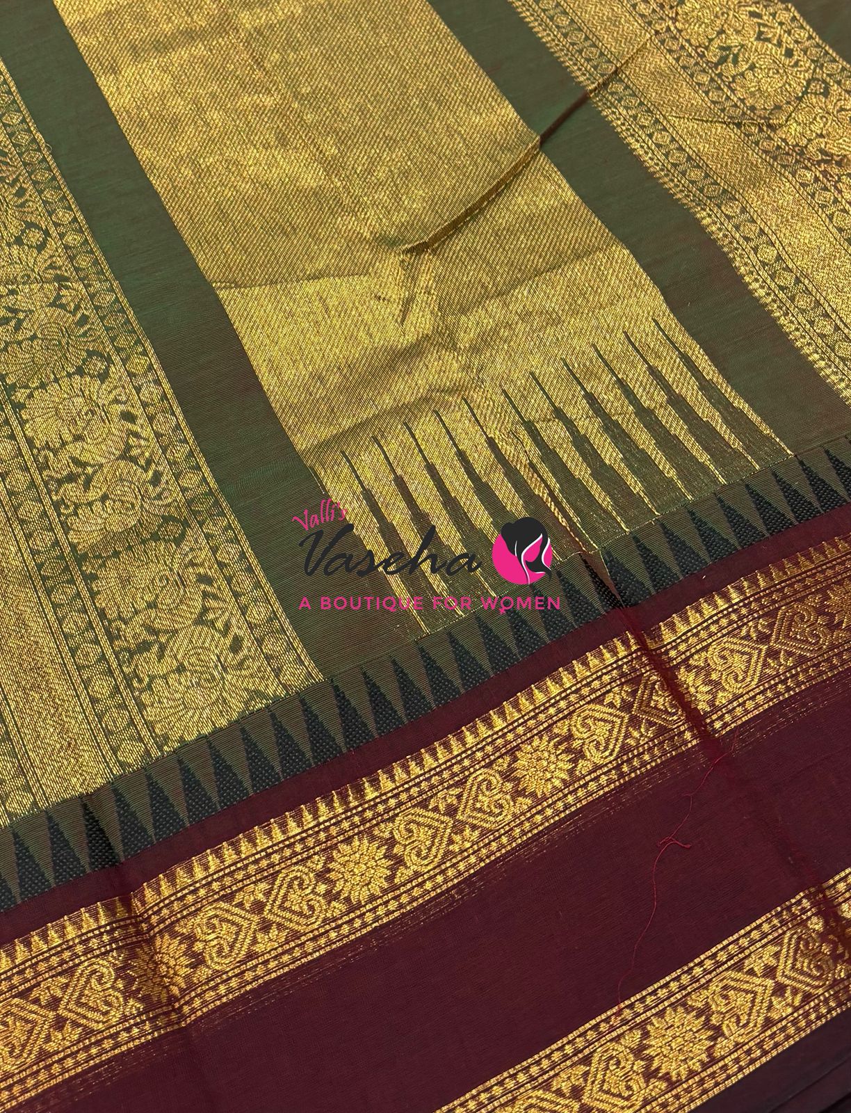 Kanchi Cotton Saree - VVKCS025