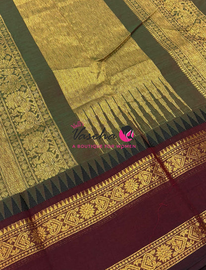 Kanchi Cotton Saree - VVKCS025