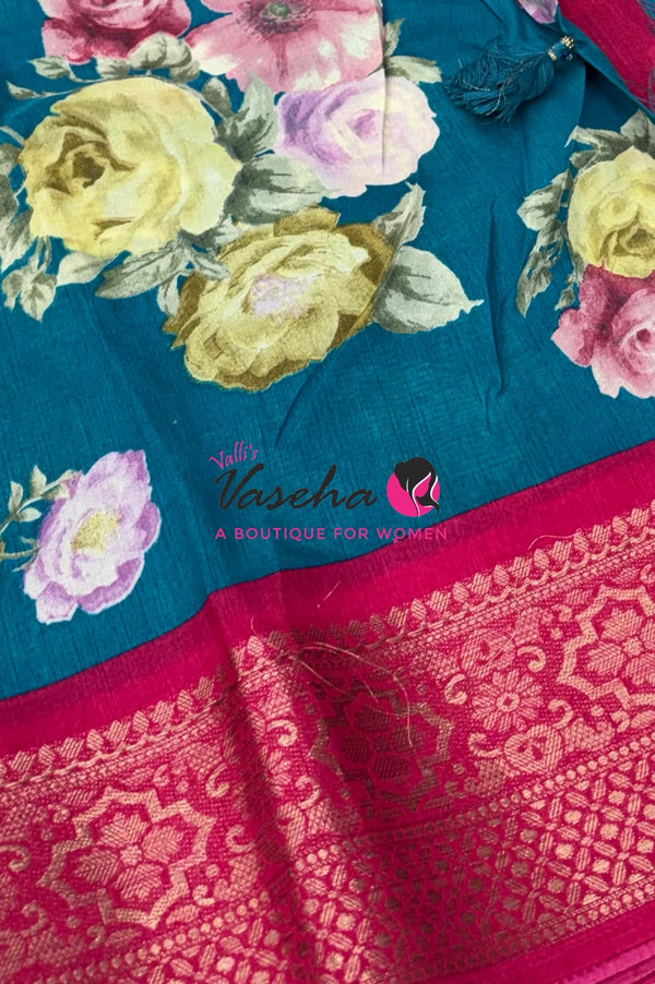 30% less - Offer Saree - Semi Dola Saree - VVDS009