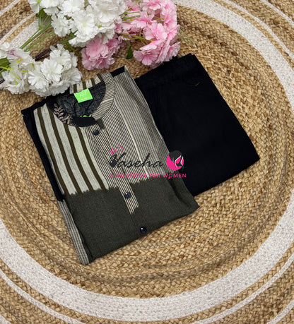 Ready Made - Top & Bottom(2pc) Co-Ord Set  - VVRMS021