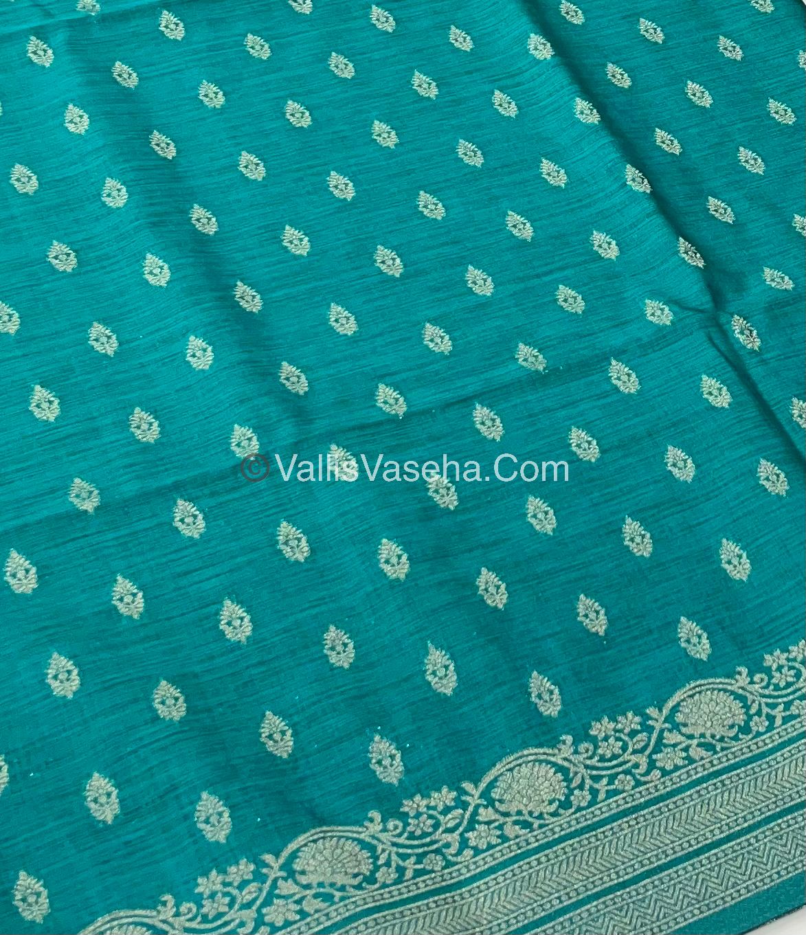 Banarasi - Heritage Silk - Semi Kathan Silk - Ramar Blue Shade- VVBHS006