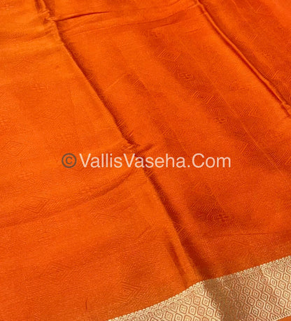 Semi Viscose / Semi Mysore Crepe Silk Variety - Embossed Design - VVSMC002