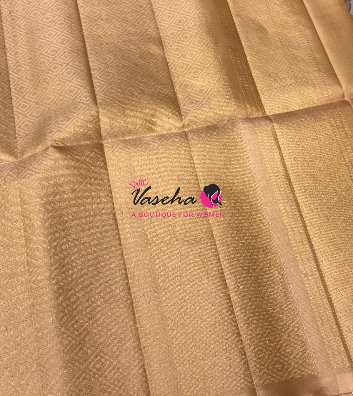Half Mix - Pure Soft Silk Saree - Pazhum Pazhamum Checks - VVPSS157