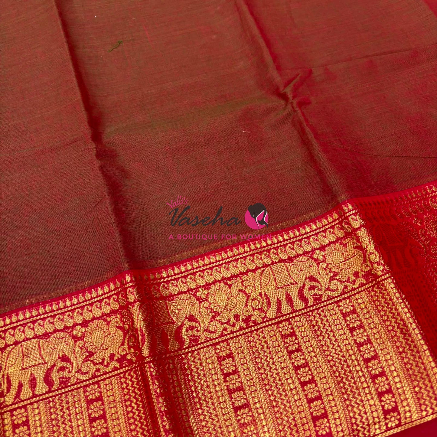 Kanchi Cotton Saree - VVKCS019