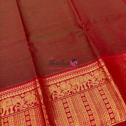 Kanchi Cotton Saree - VVKCS019