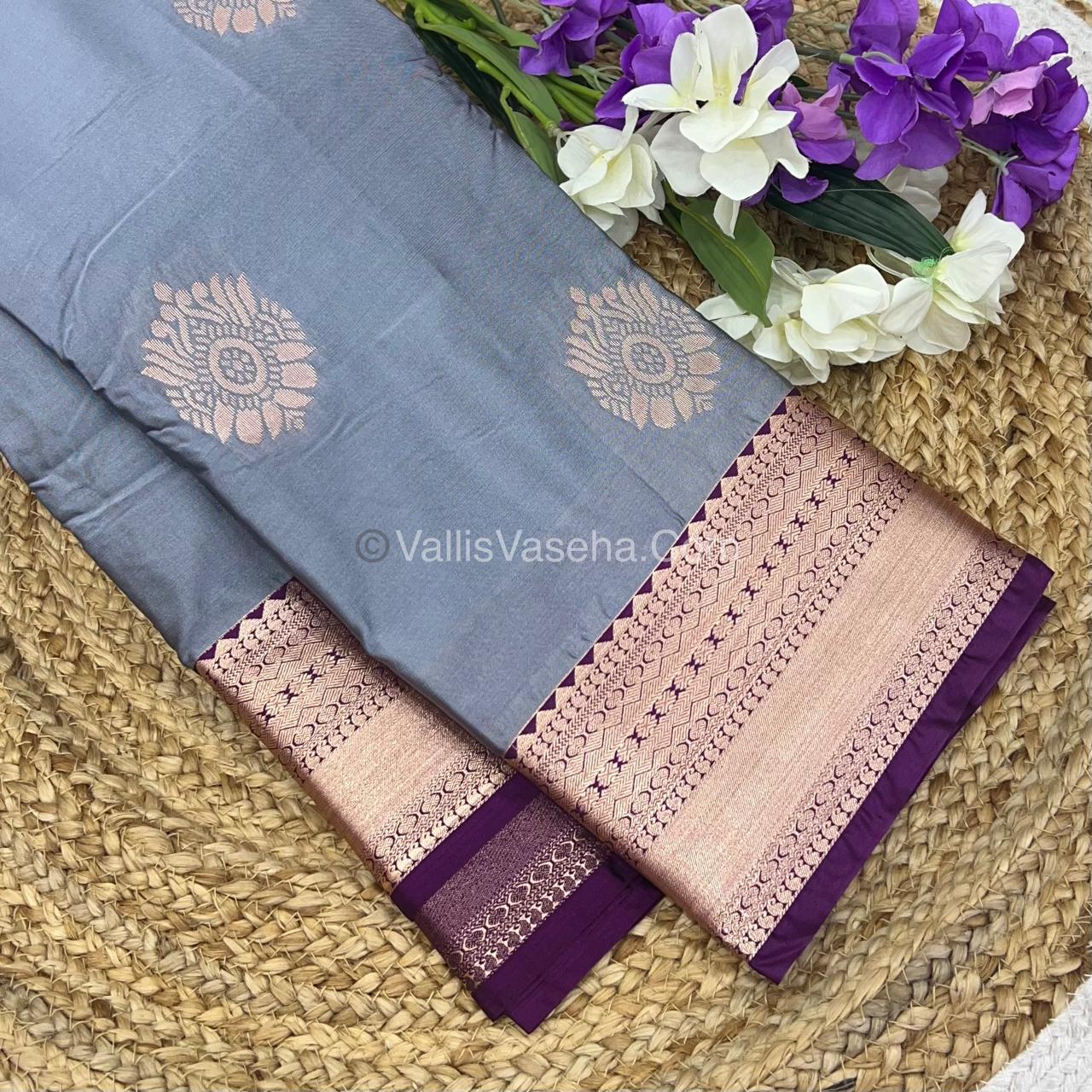 Semi Kanchipuram Soft Silk - VVSSS008