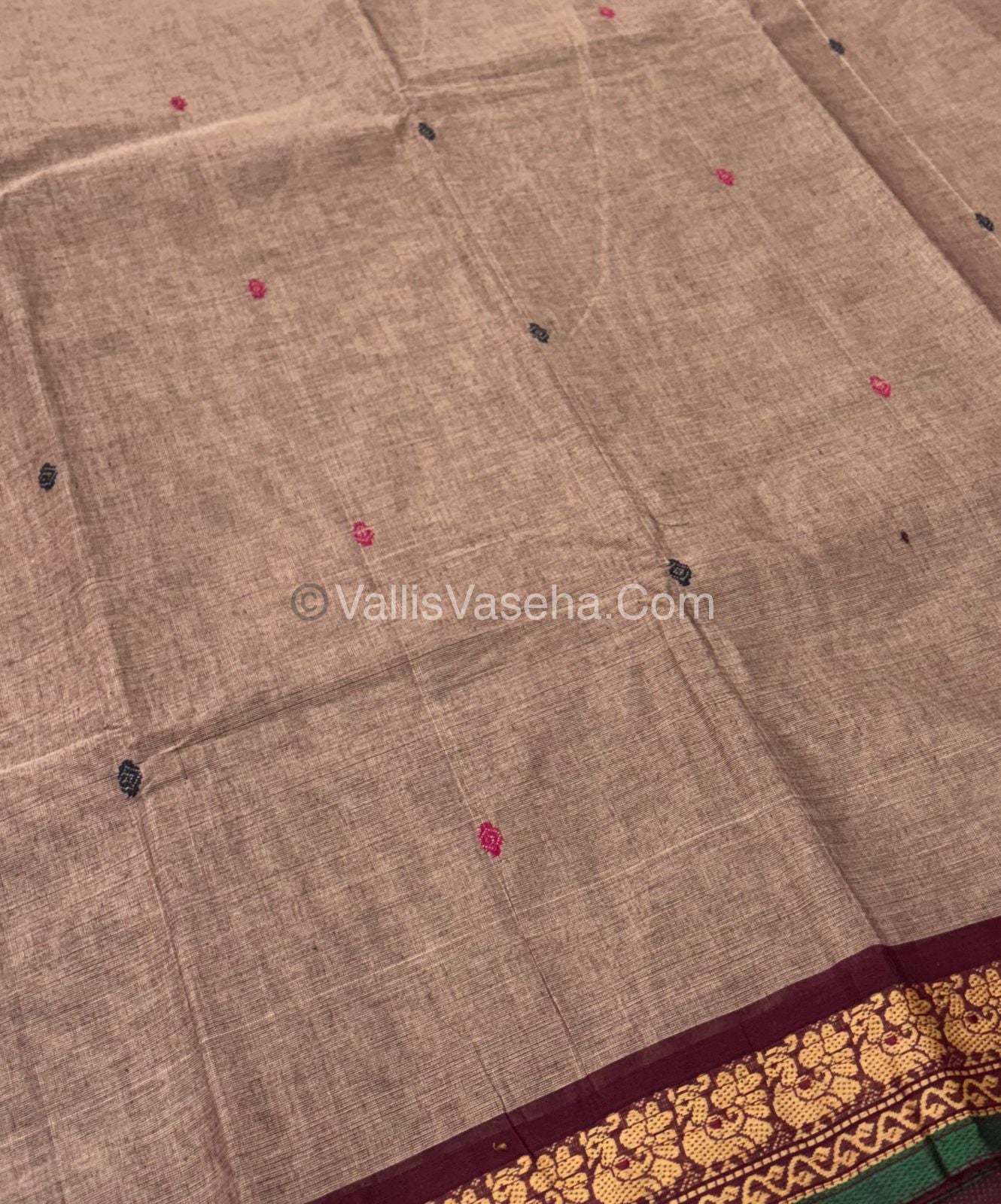Kanchi Cotton Saree - VVKCS017