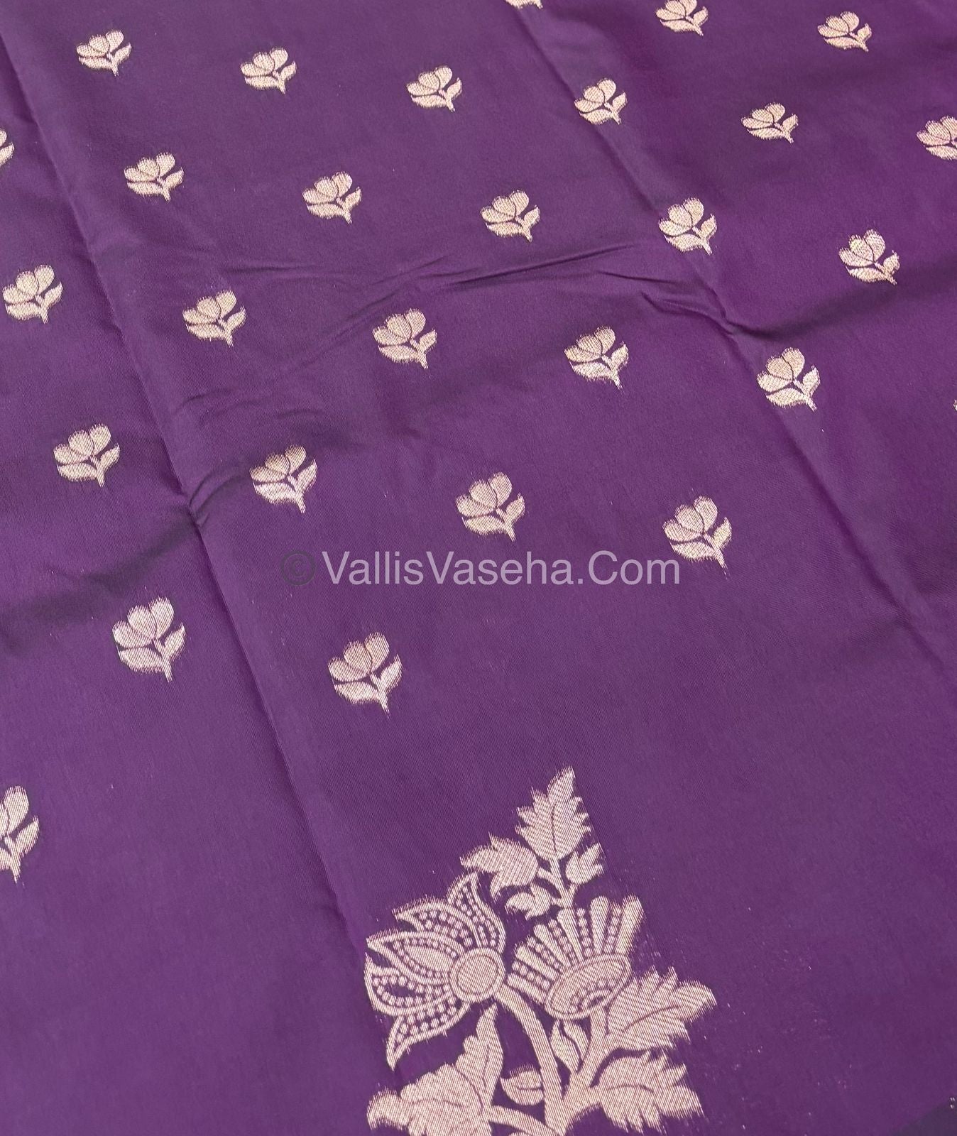 Semi Soft Silk - Purple Shade -VVSSS019
