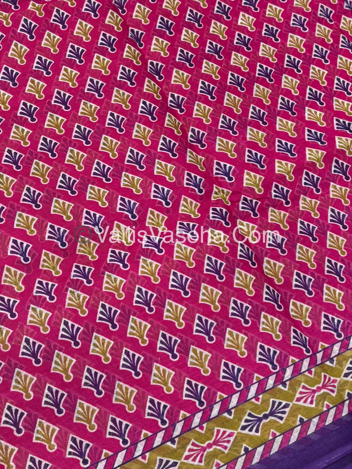 Pure Cotton Voile Saree | VVPVC003
