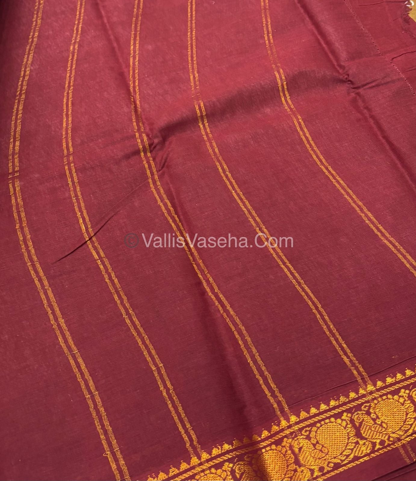 Sungudi Cotton Saree  - Kolam Print  - VVSKP001