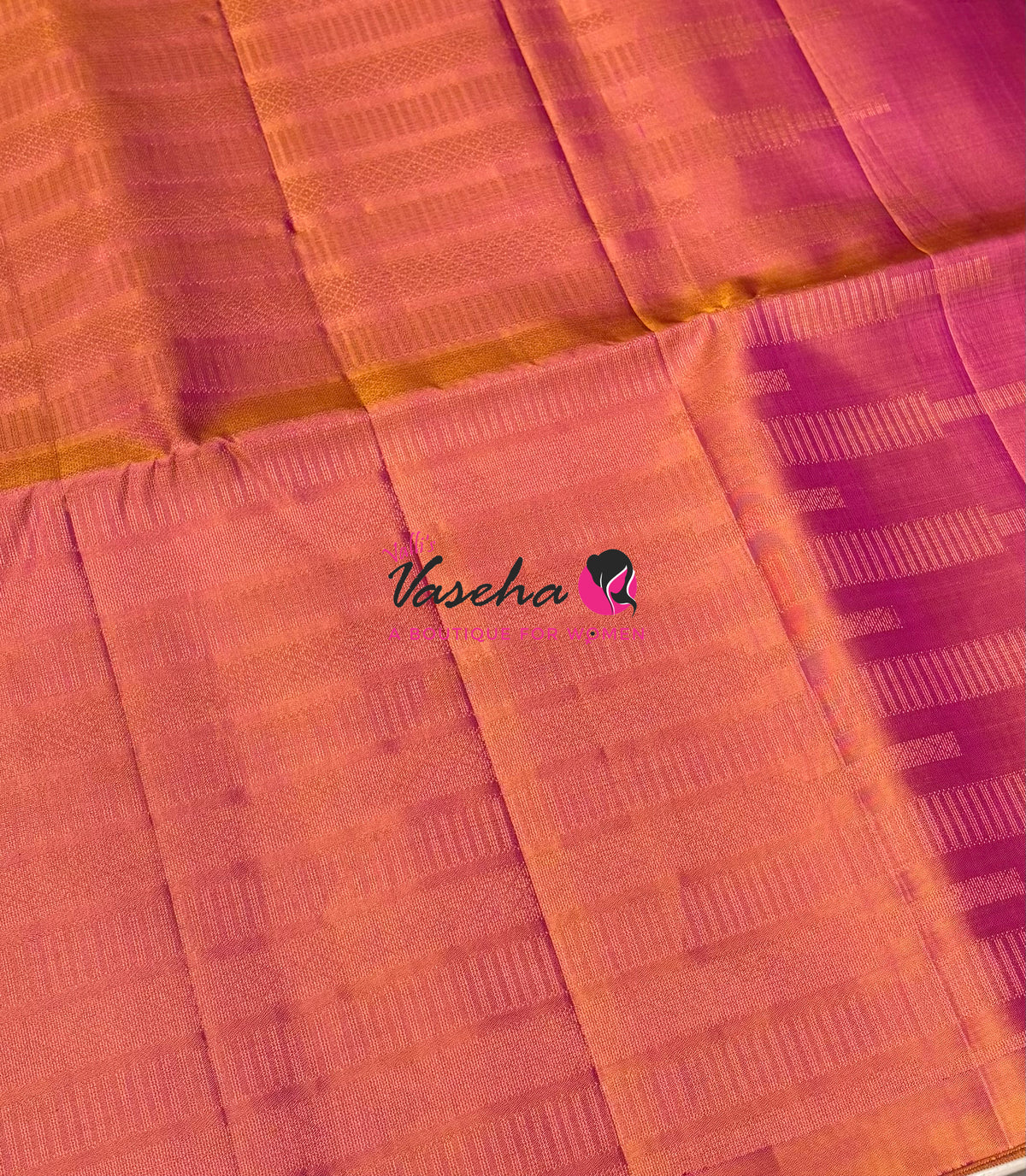 Pure Soft Silk Saree  -  Peachish Pink Shade - VVPSS129
