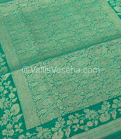 Banarasi - Heritage Silk - Semi Kathan Silk - Green Shade - VVBHS008