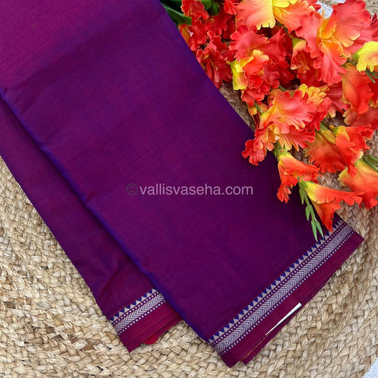 Narayanapet Mercerised Cotton Saree - VVNMC001