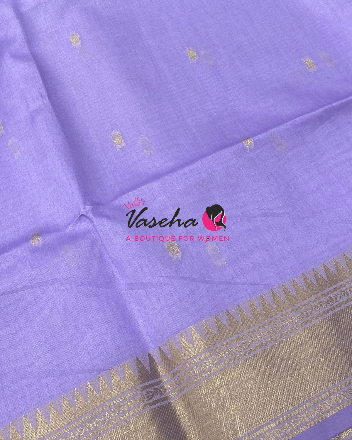 Semi Raw silk - Lavender Shade - VVRS010