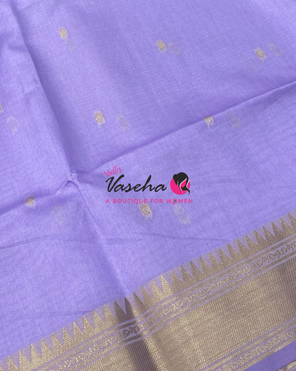 Semi Raw silk - Lavender Shade - VVRS010