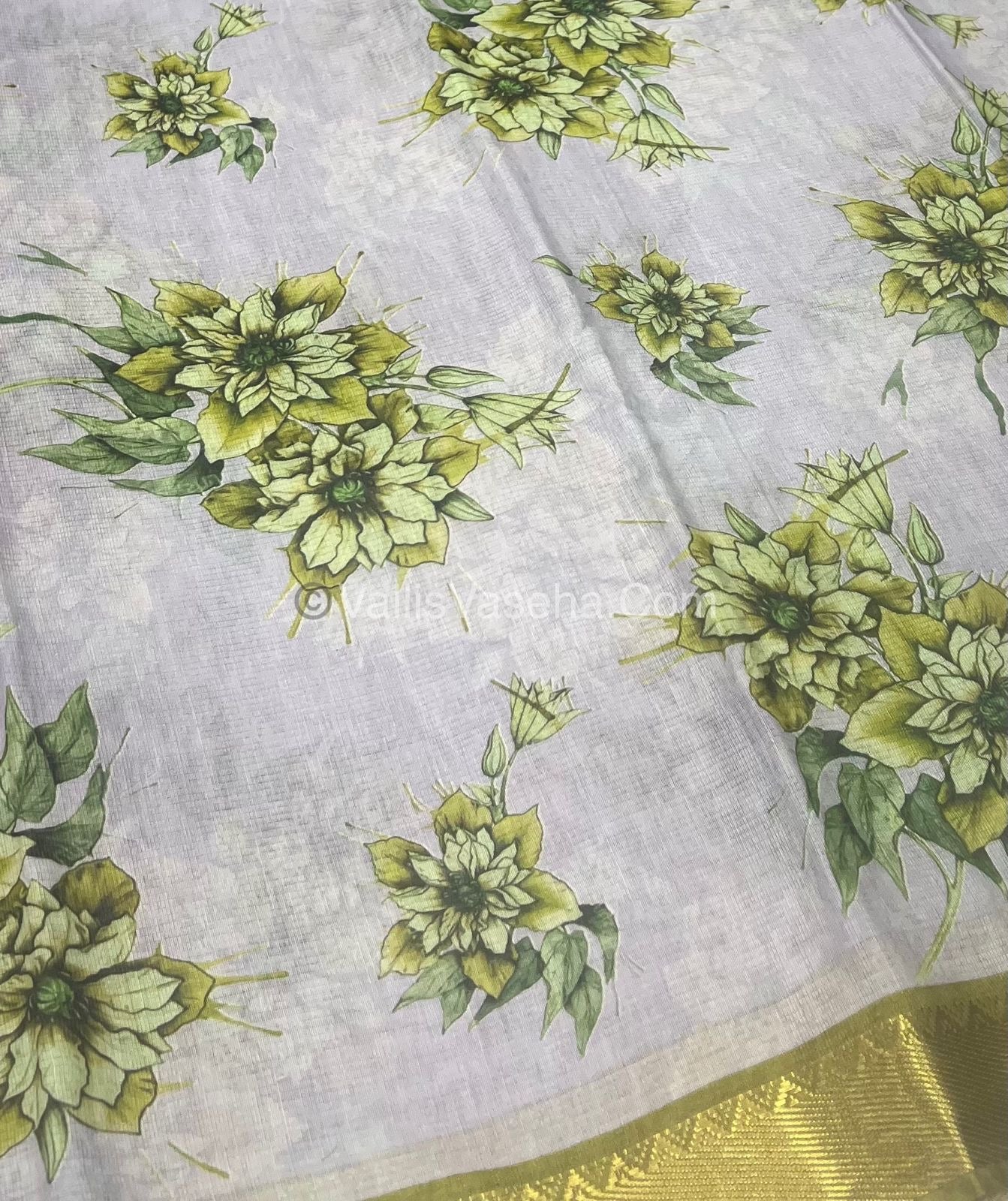 Mangalgiri Silk| Floral Prints | VVMS001