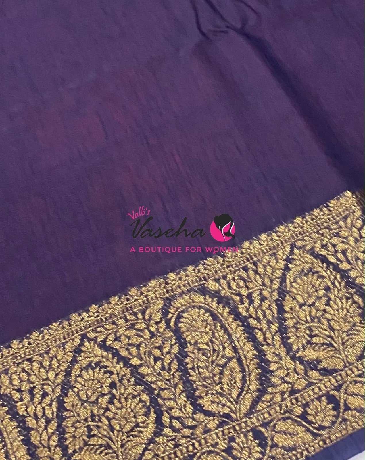 Semi Jute Silk Saree - Pink With Blue Shade - VVSJS001