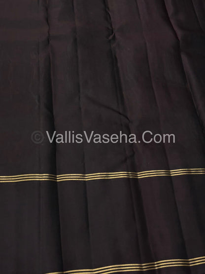 Half Mix - Pure Soft Silk Saree - Long Retta Petta Border with Butta - VVPSS075