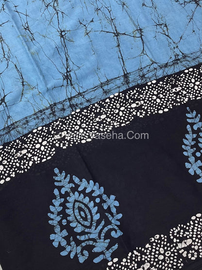 Pure Soft Mul Mul Cotton Sarees - Hand Block Prints - VVMMC007