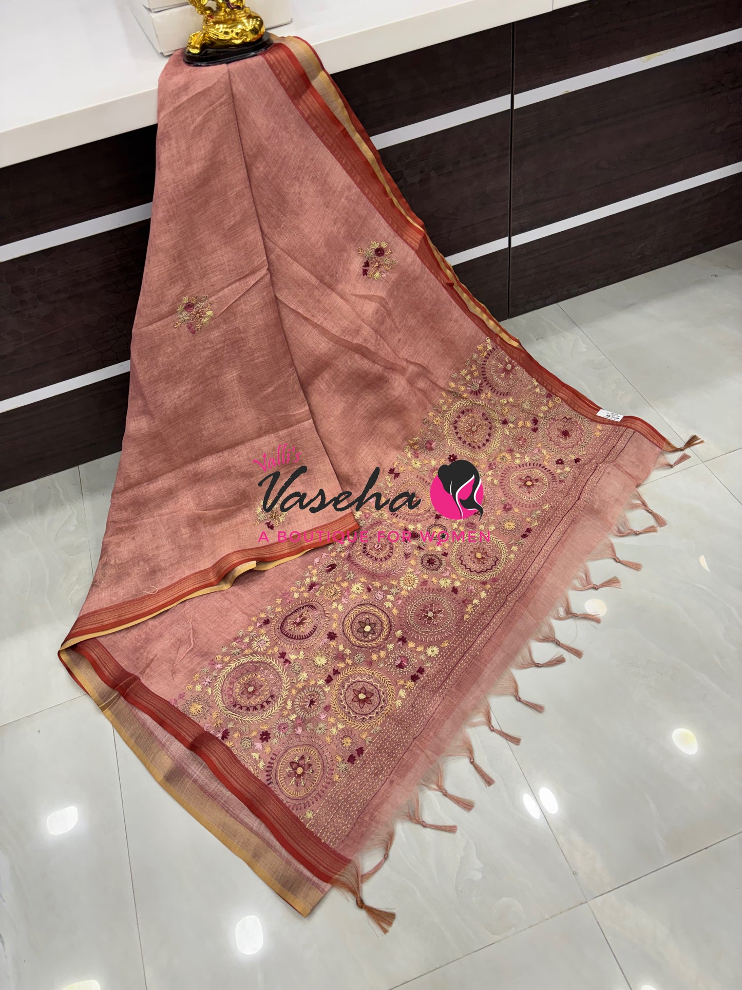 French Knot - Tissue Saree  - VVLFN019