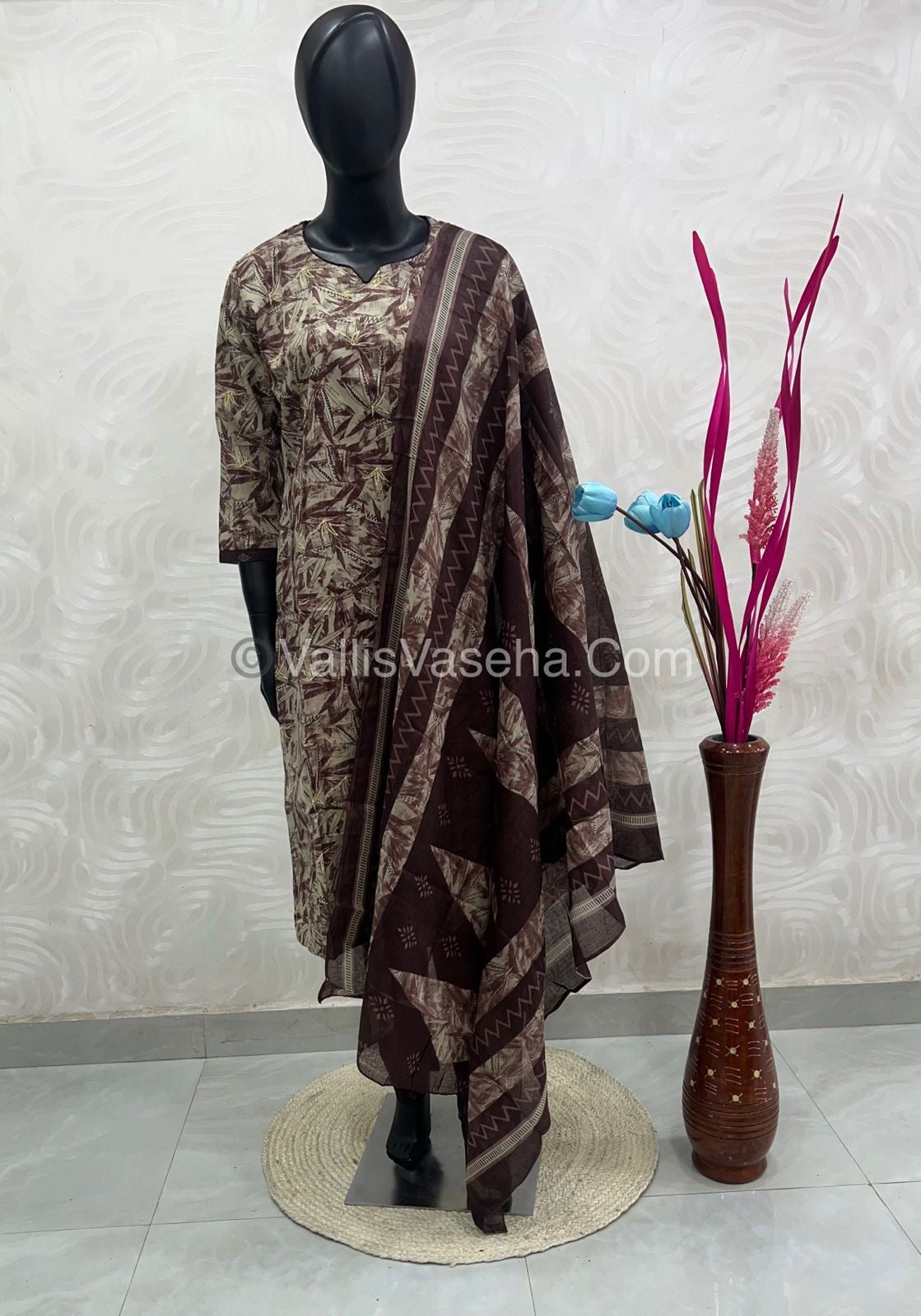 Ready Made - Salwar, Kameez & Duppatta(3pc) - Printed - VVRBS002