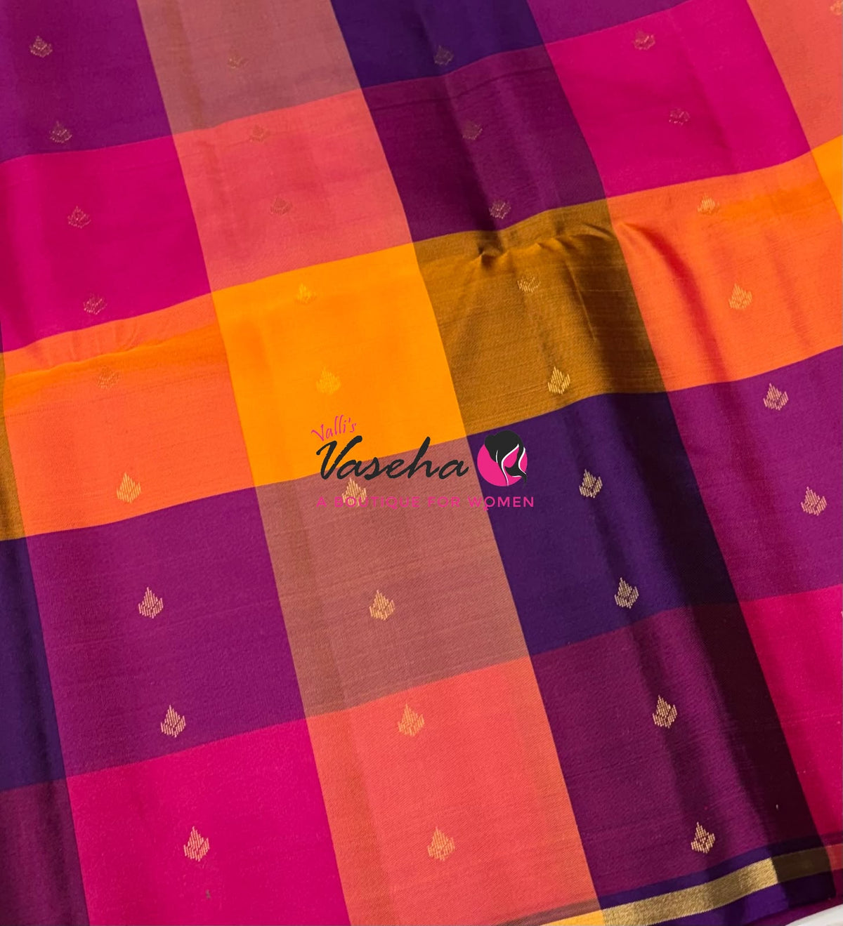 Pure Soft Silk Saree - Partly Pallu -  Half & Half Saree - VVPSS088