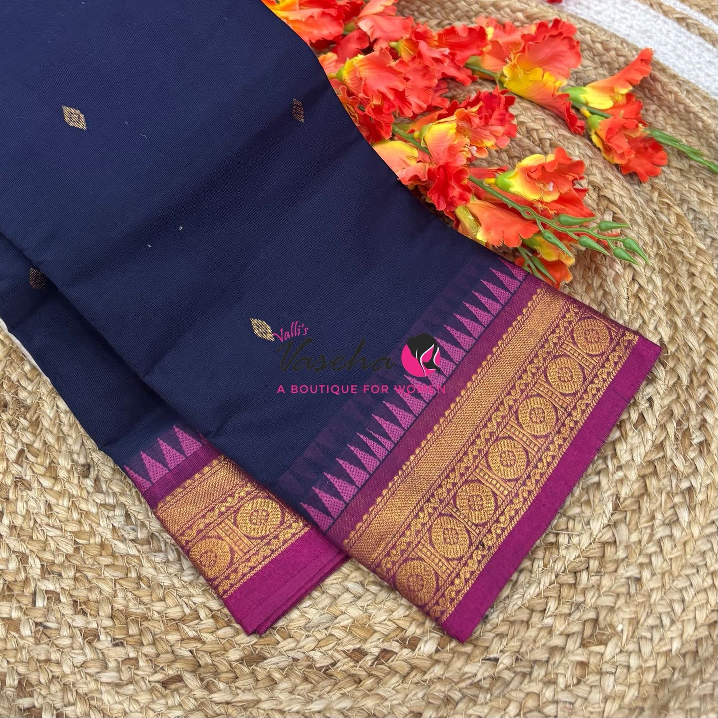 Kanchi Cotton Saree - VVKCS023