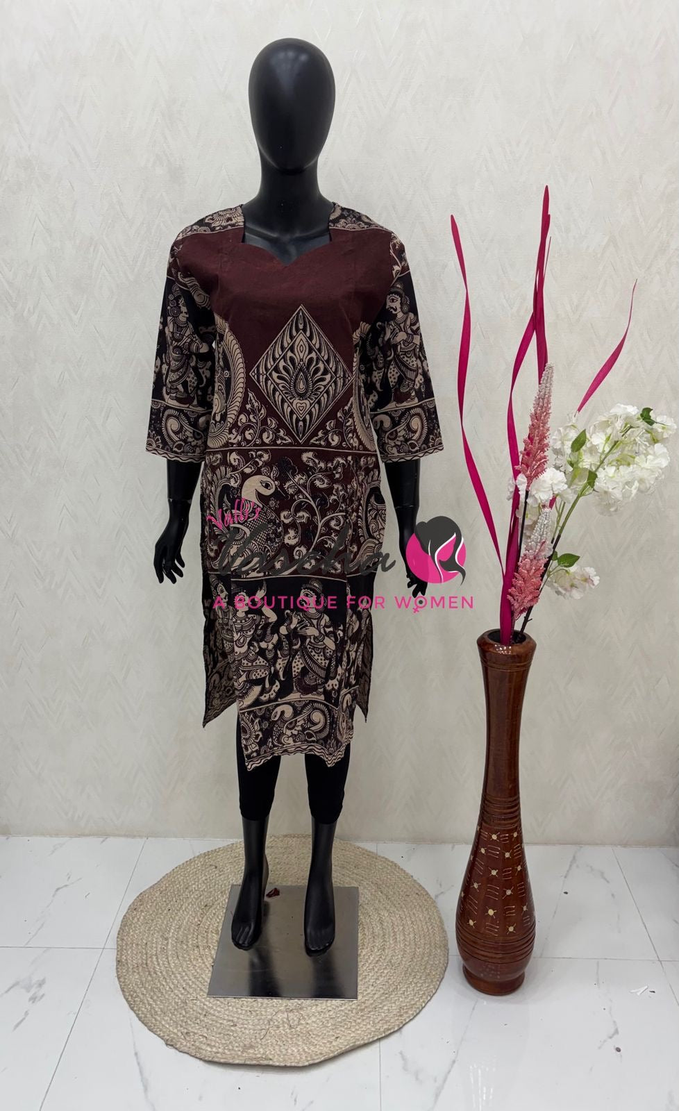 Ready Made - Kalamkari Kurti -VVRKK001