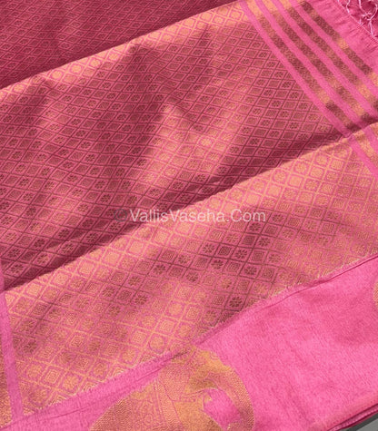 Mulberry Semi Silk - Baby pink  Shade - VVMSS001