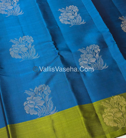 Half Mix - Pure Soft Silk Saree - VVPSS054
