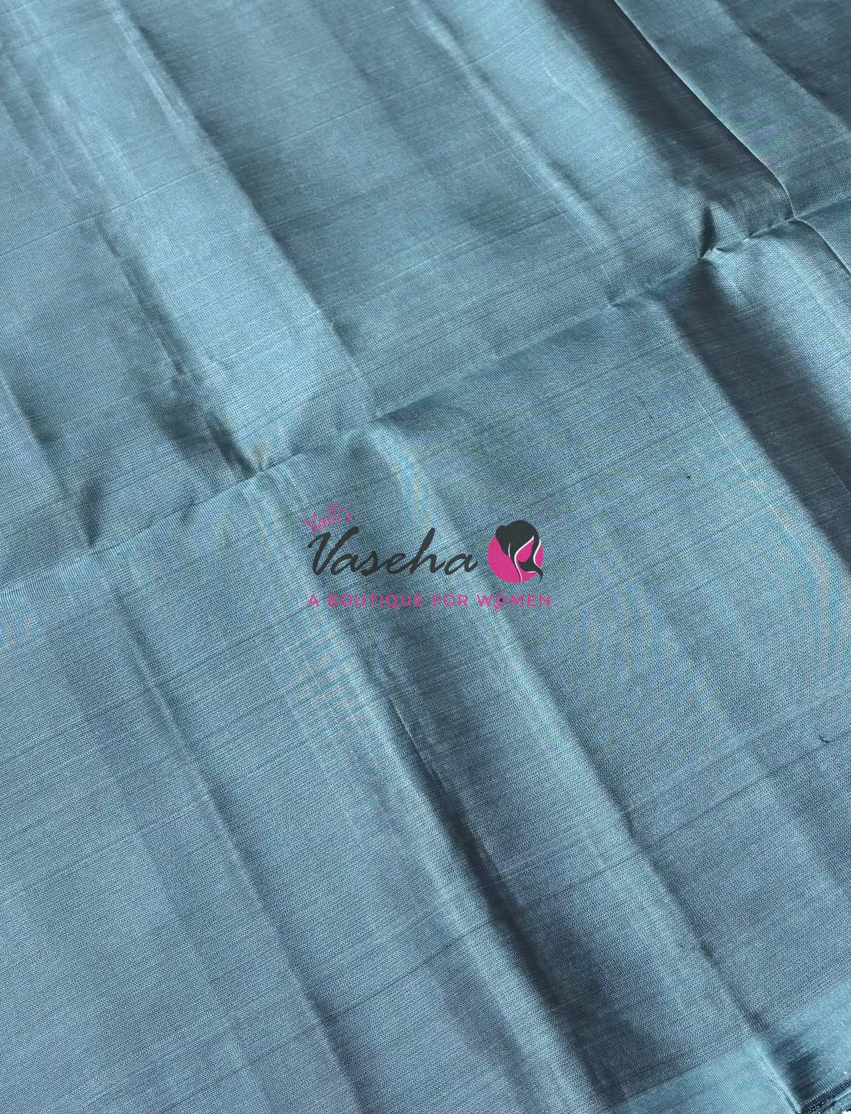 Half Mixed Soft Silk Saree - Kolam Design - Brown & Blue Shade - VVPSS077