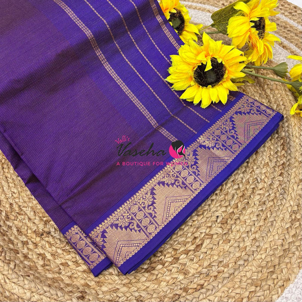 Pure Silk Cotton Saree - Vairavoosi Design - VVSCV005