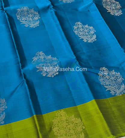 Half Mix - Pure Soft Silk Saree - VVPSS040