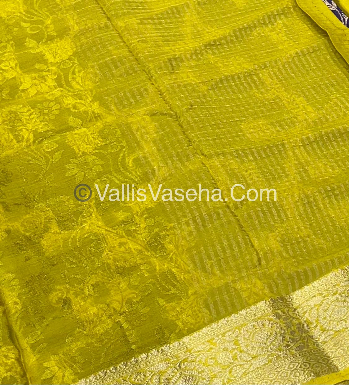 Semi Viscose / Semi Mysore Crepe Silk Variety - Embossed Design - VVSMC002