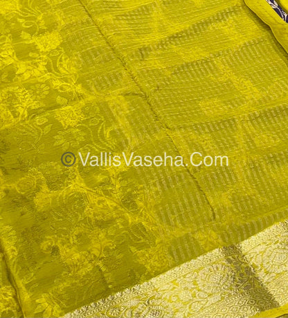 Semi Viscose / Semi Mysore Crepe Silk Variety - Embossed Design - VVSMC002