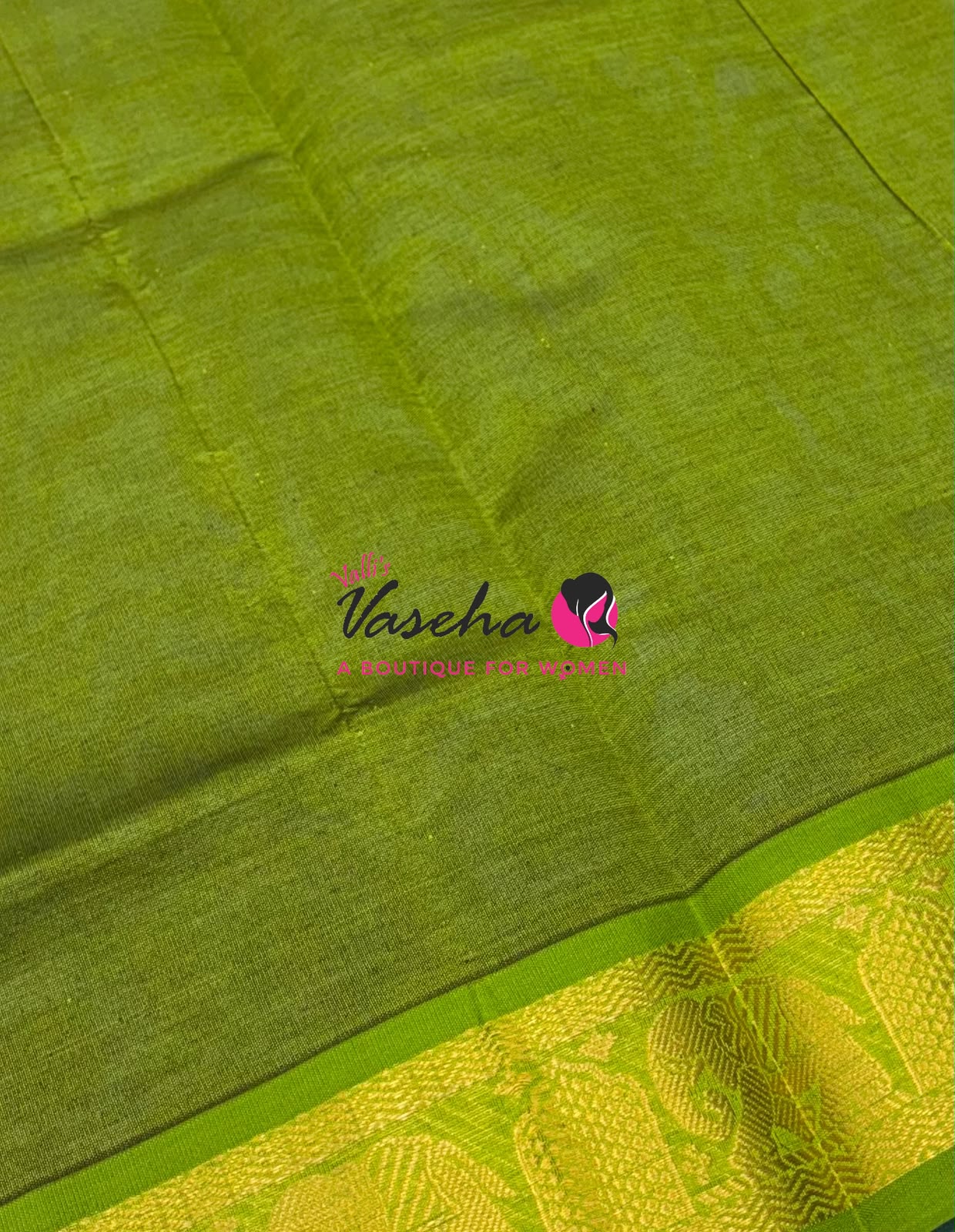 Semi Silk Cotton Saree | Small Leaf Butta Design |VVSSC010